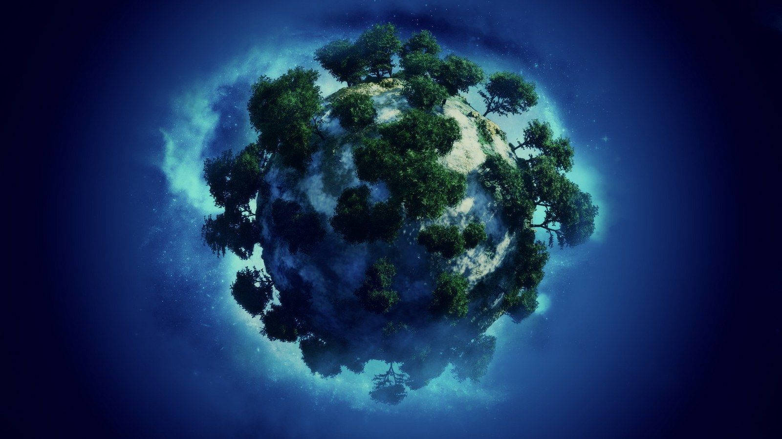 Earth Day Globe With Trees