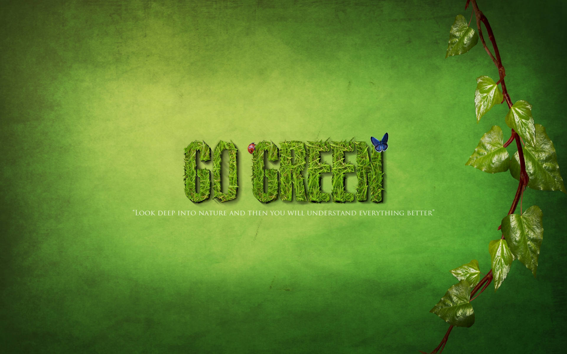 Earth Day Go Green Background