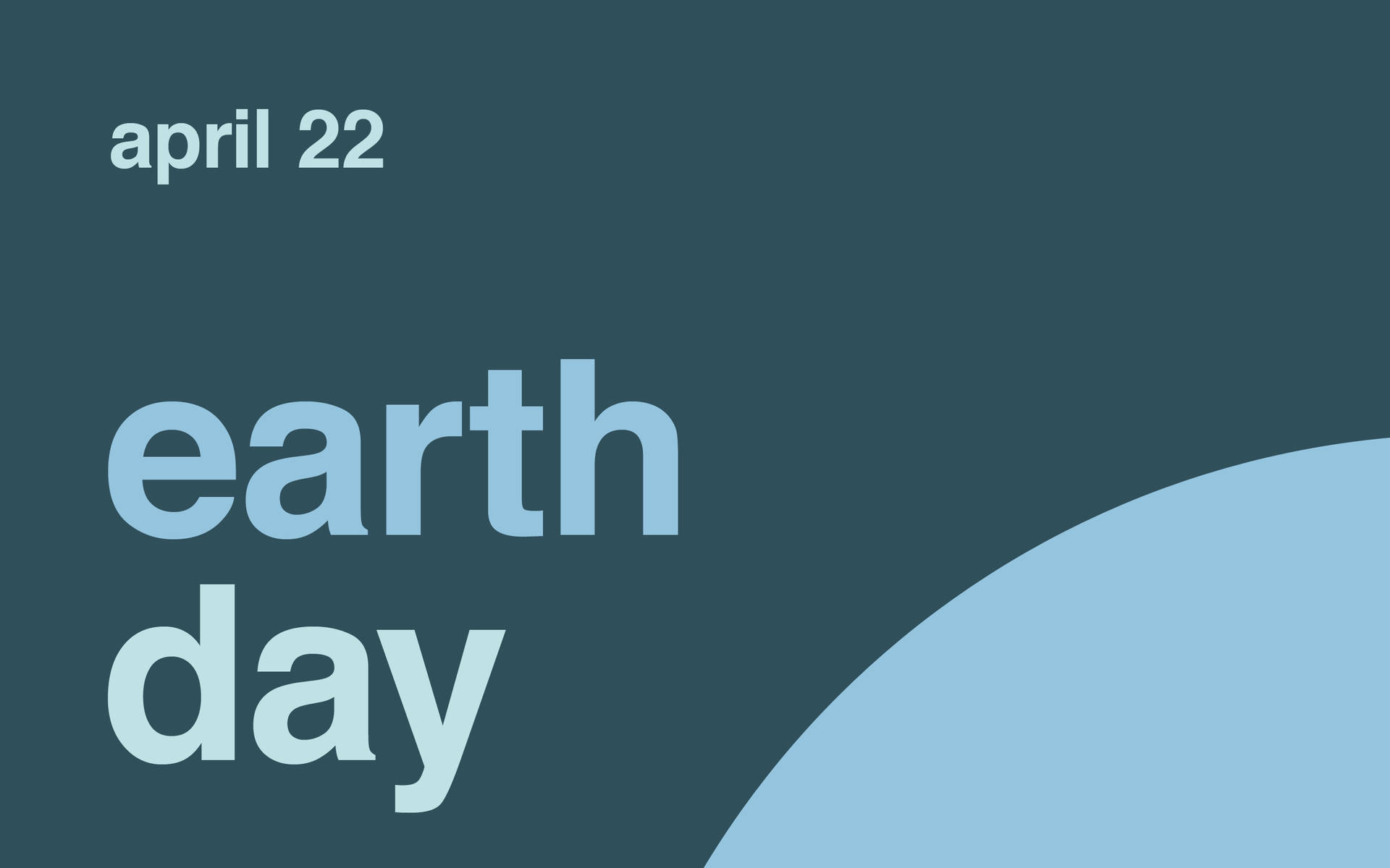 Earth Day Minimalist Art Background