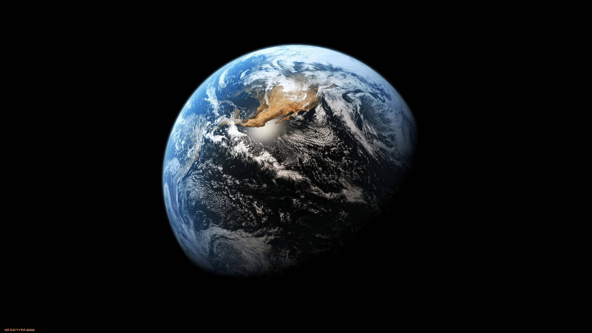 Earth From Space 2560x1440 Background