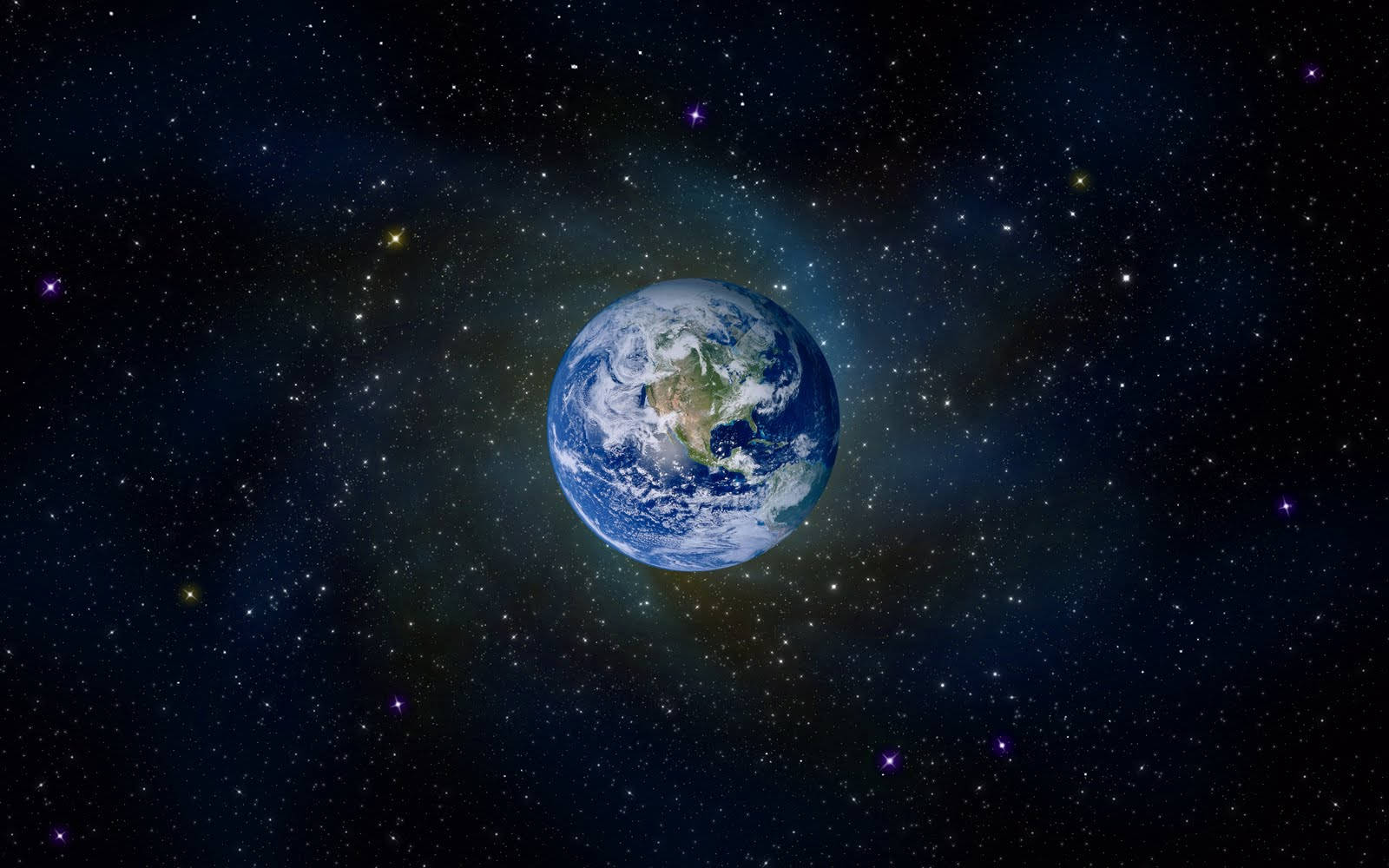 Earth In Space Hd Background
