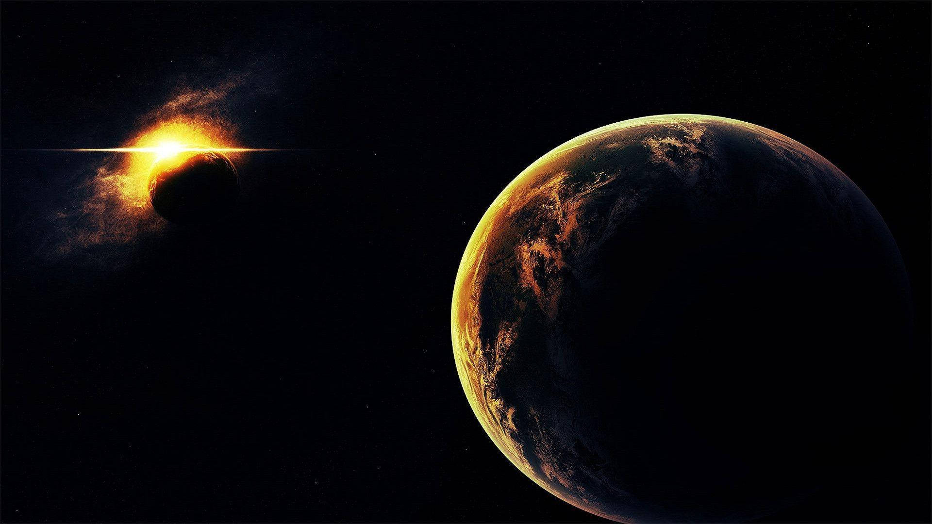 Earth Lunar Eclipse Background