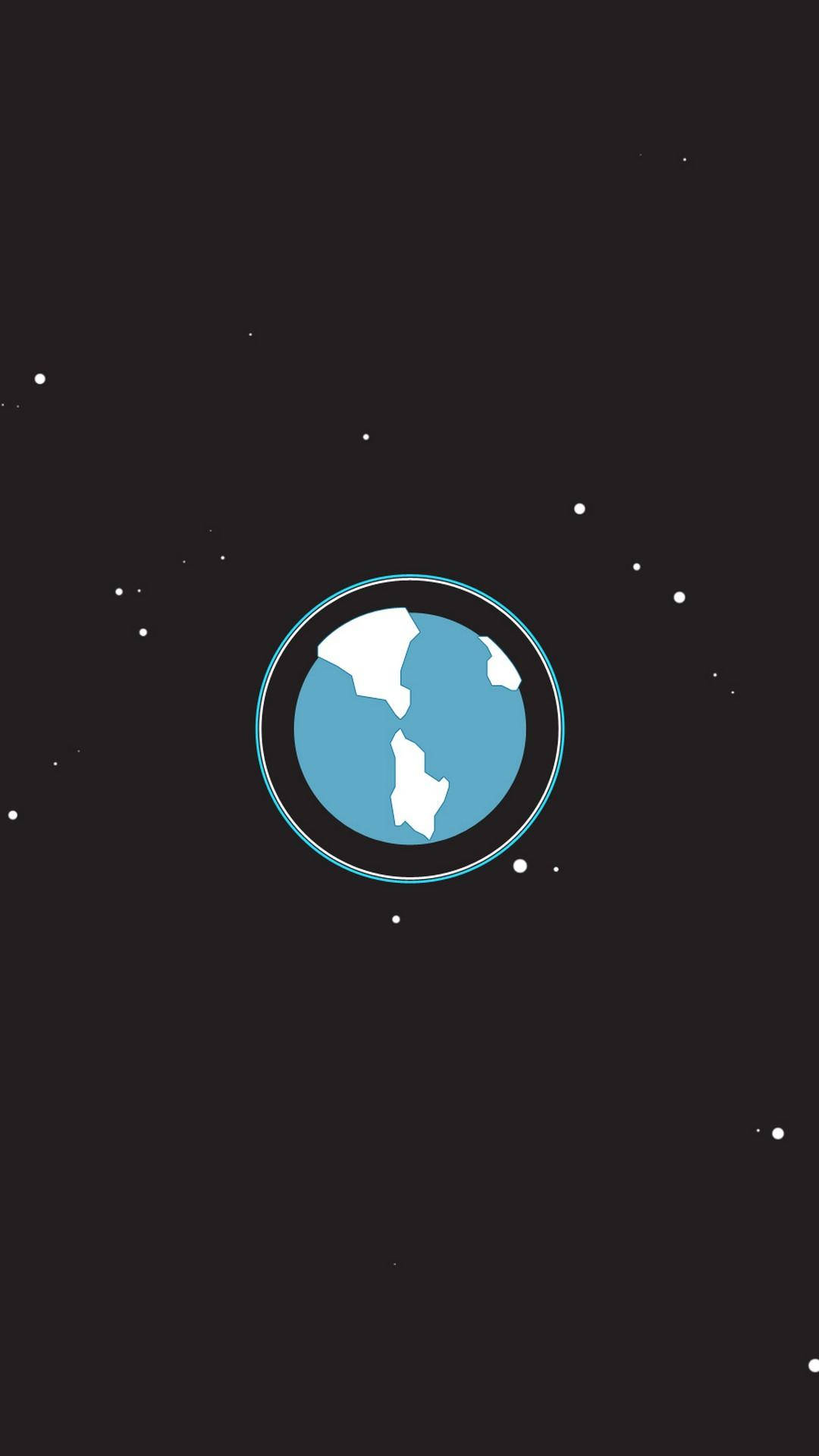 Earth Orbit Minimalist Android Background