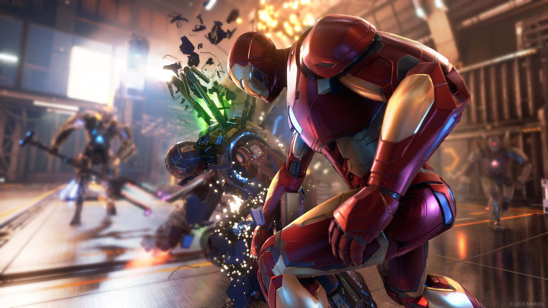 Earth's Mightiest Heroes Join Forces In Marvel Avengers Game Background