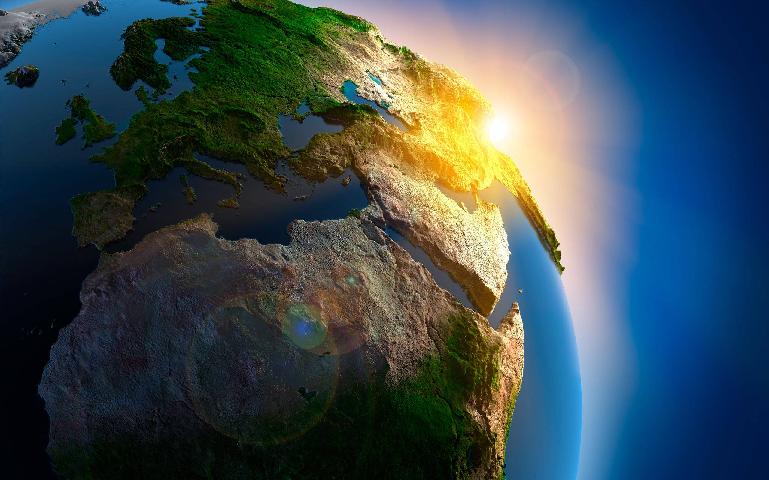 Earth Up Close 3d Android Phone Background