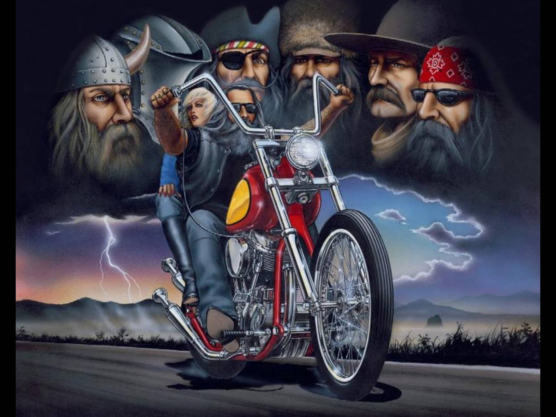 Easy Riders Men Background