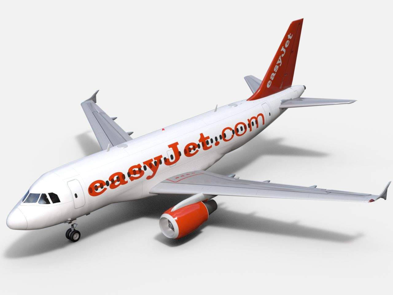 Easyjet 3d Model Background