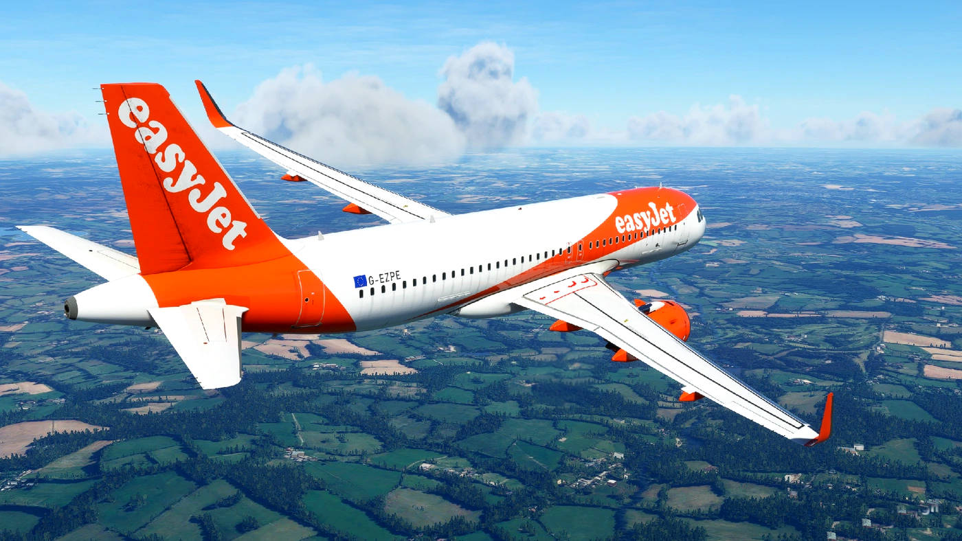 Easyjet Green Land Background