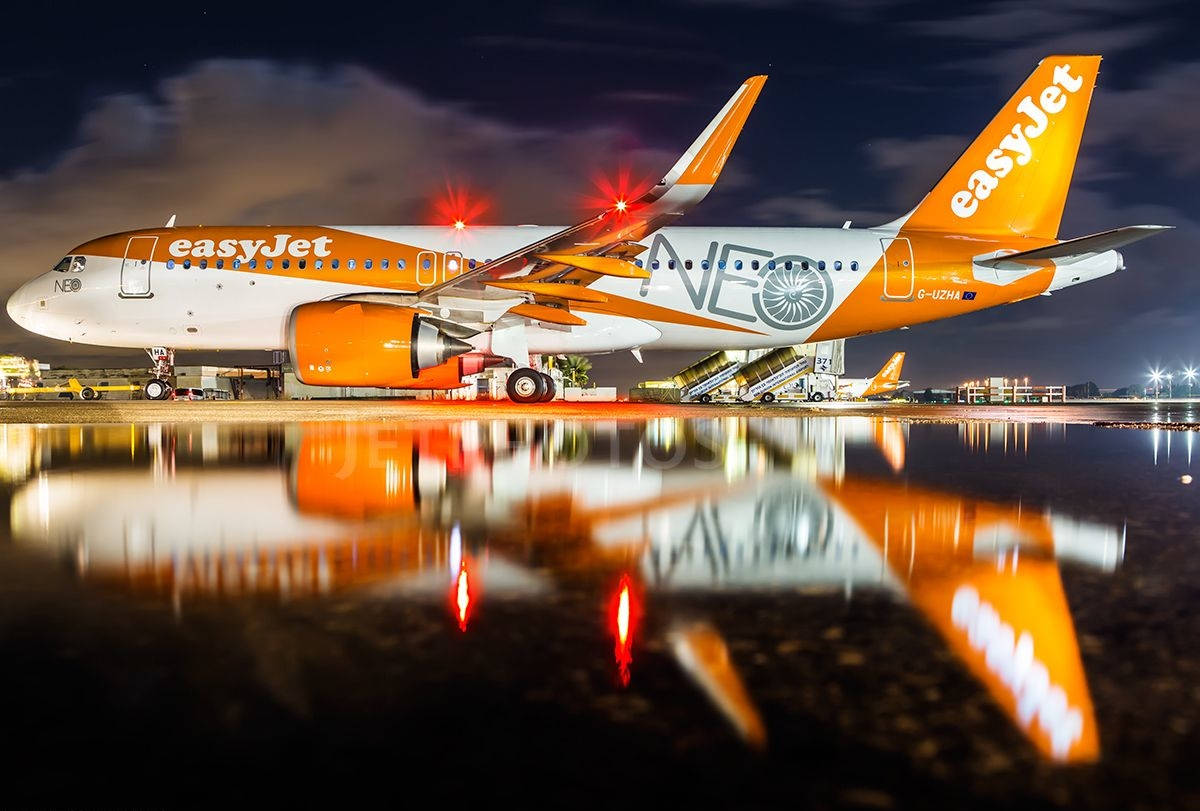 Easyjet Night Sky Background