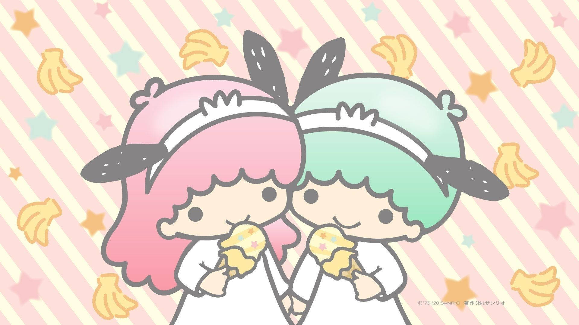 Eating Little Twin Stars Background