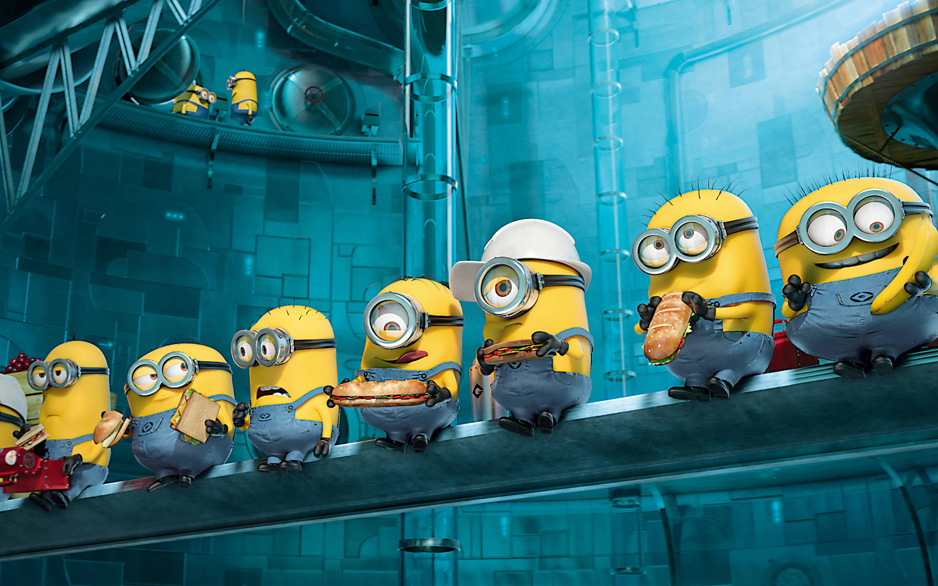 Eating Minions Despicable Me 2 Background