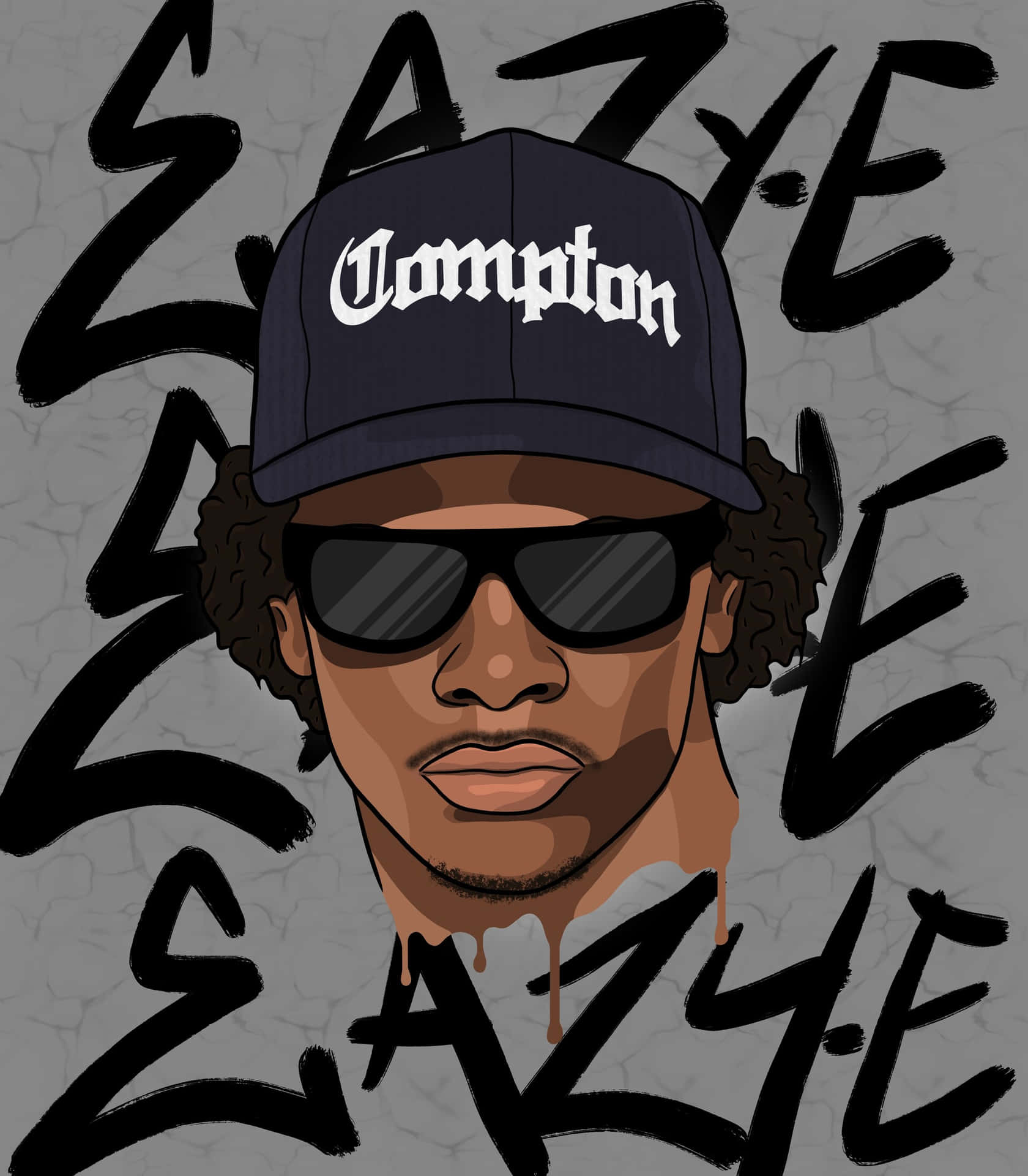 Eazy E - The Godfather Of Gangsta Rap Background