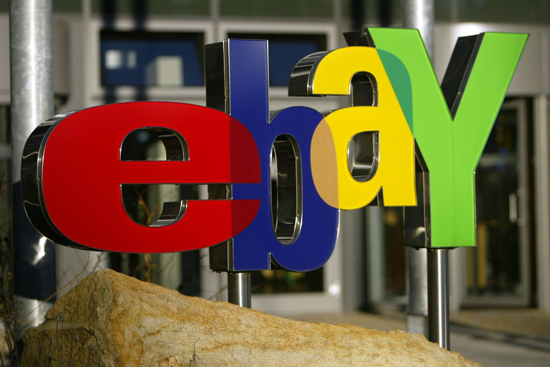 Ebay Logo Display Background
