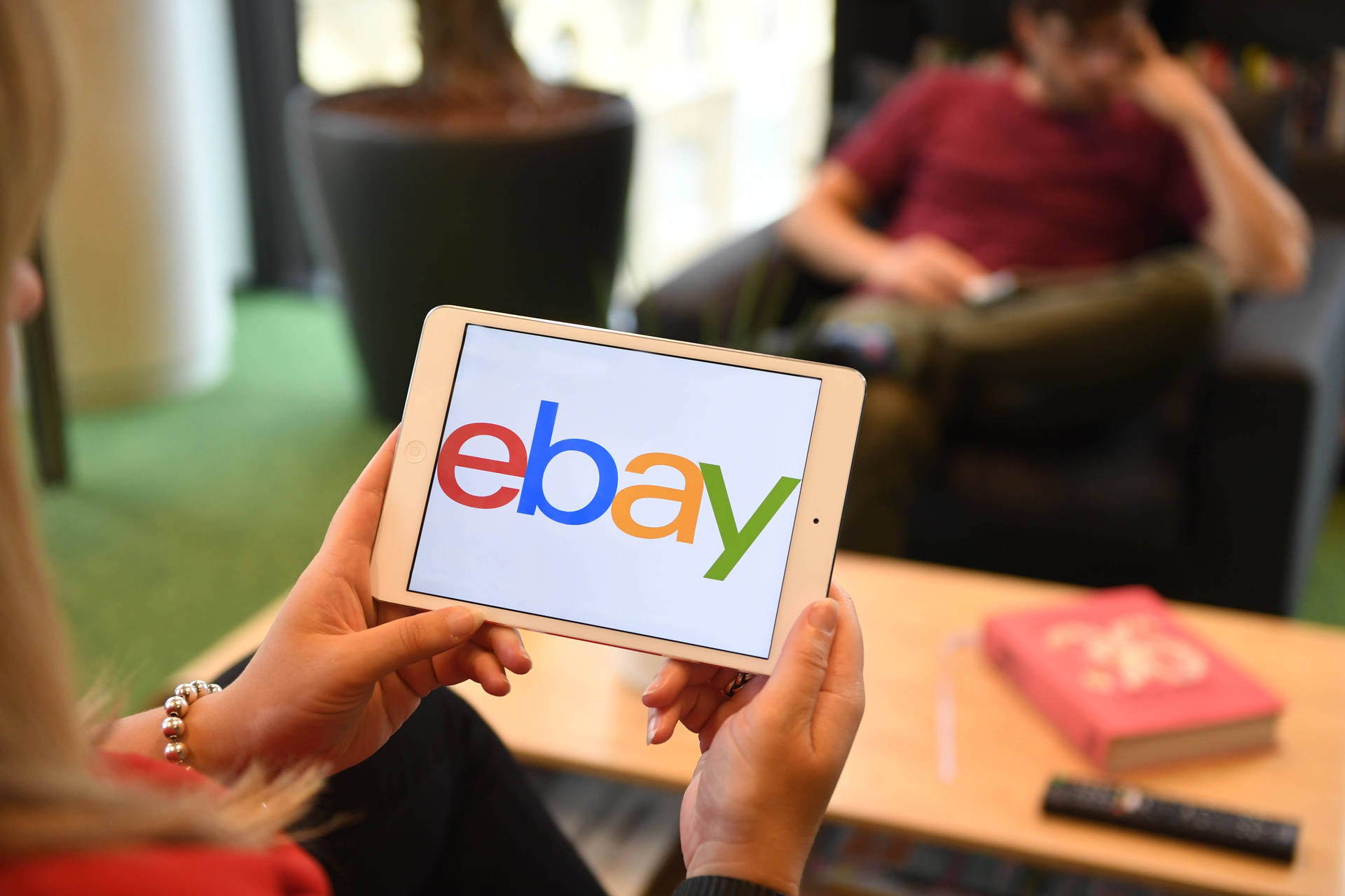 Ebay Logo Tablet Background