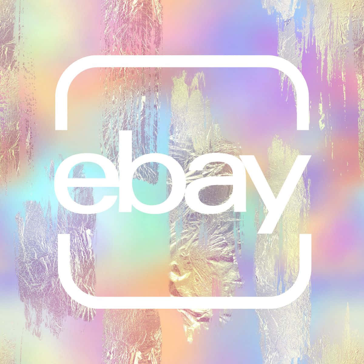 Ebay Uk Logo On Rainbow Cellophane Background