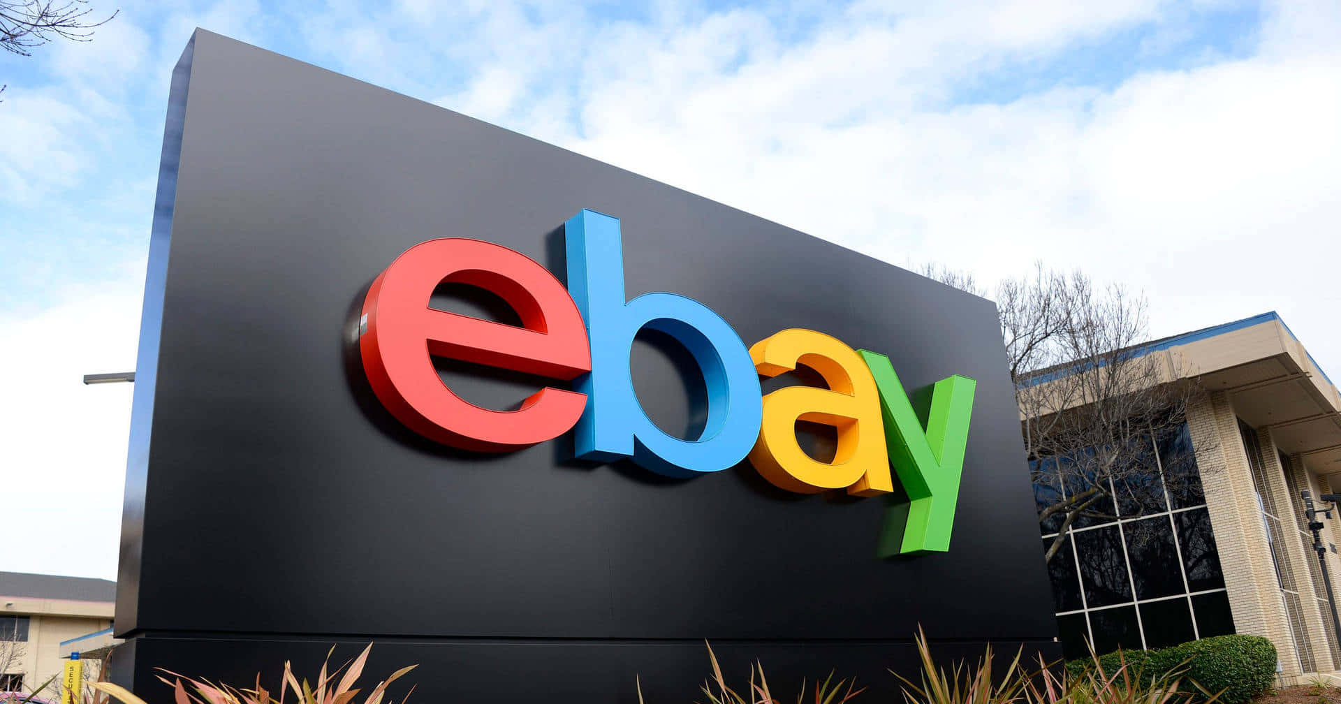 Ebay Uk Logo Sign Background