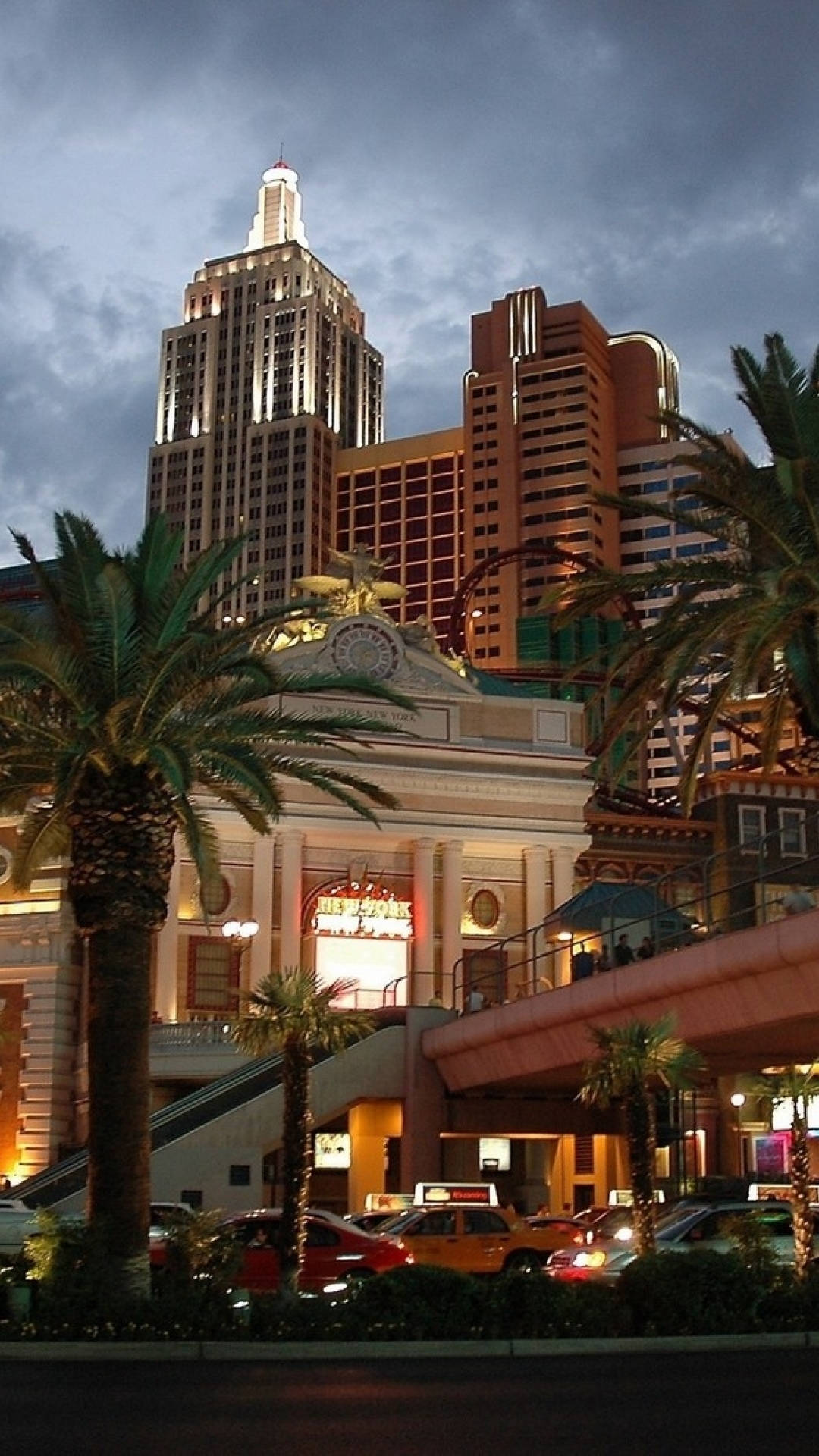 Ebc At Night In Las Vegas Iphone Background