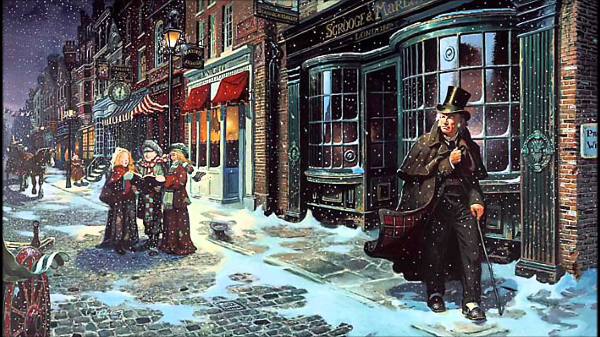 Ebenezer Scrooge- The Iconic Character From A Christmas Carol Background