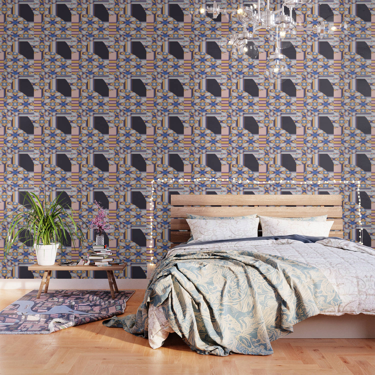 Eccentric Bedroom Wallpaper Background