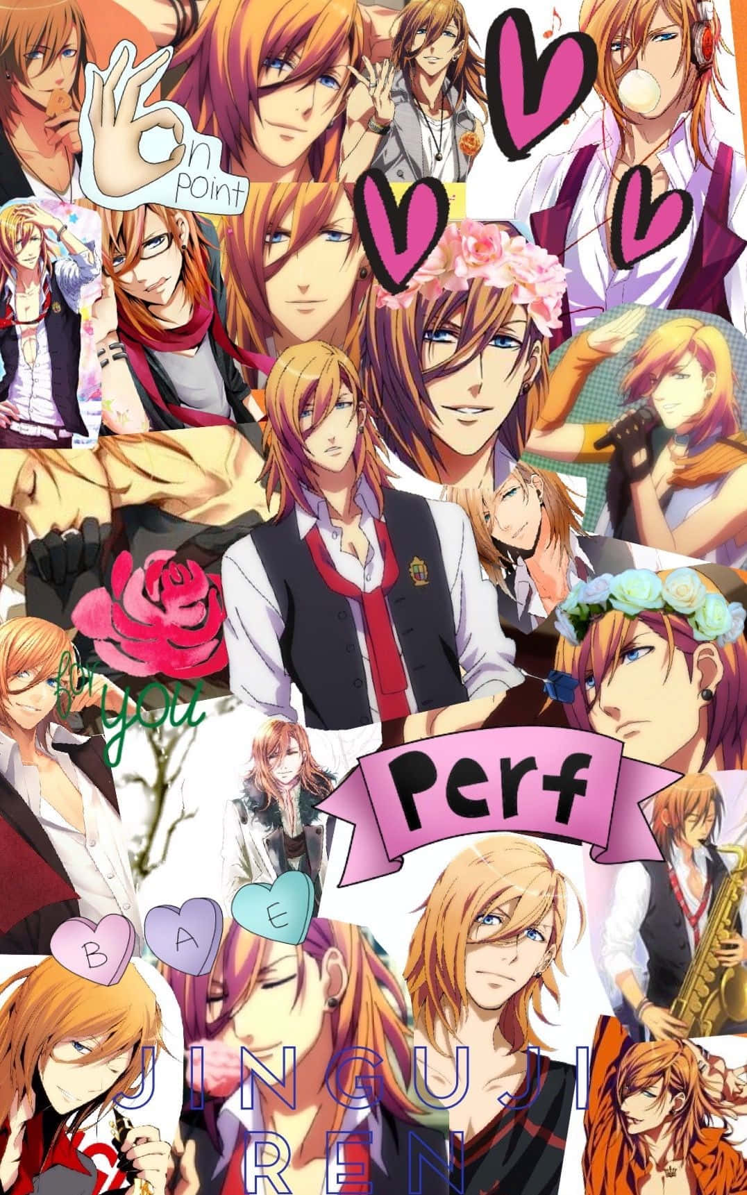 Eclectic Anime Collage Featuring Popular Characters Background