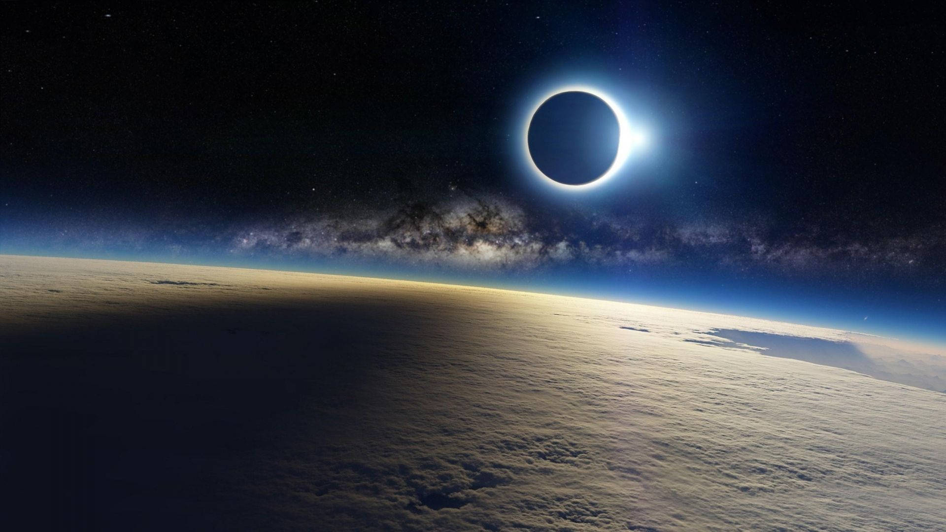 Eclipse In Space Background