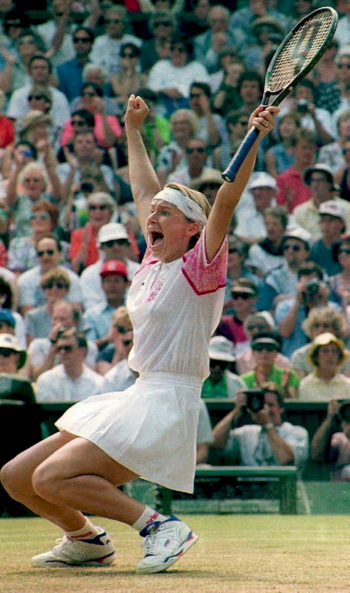 Ecstatic Moment Of Triumph - Jana Novotna Background