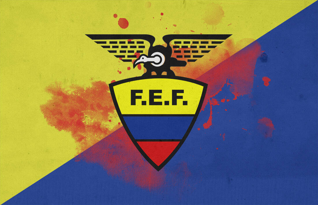 Ecuador National Football Team E.f.e. Flag Background