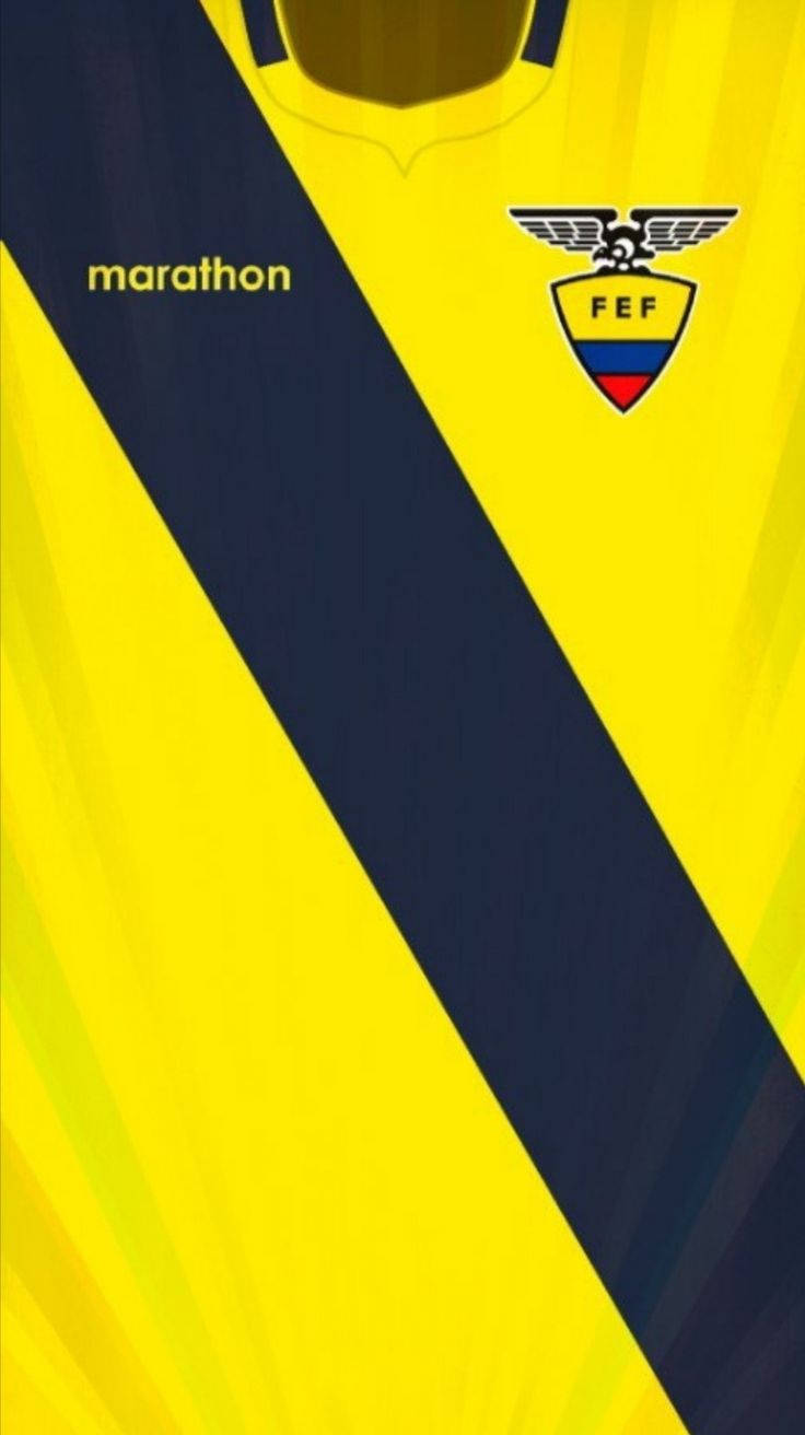 Ecuador National Football Team Marathon Jersey Background