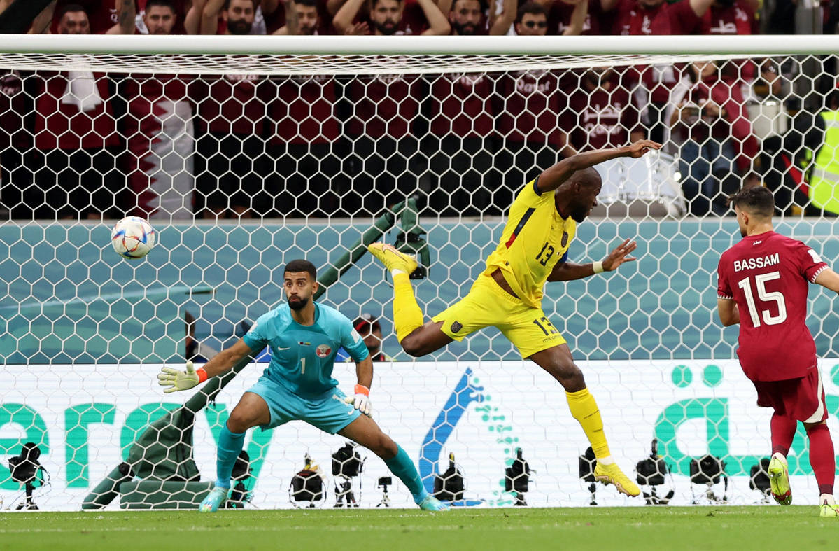 Ecuador National Football Team Valencia Goal Background