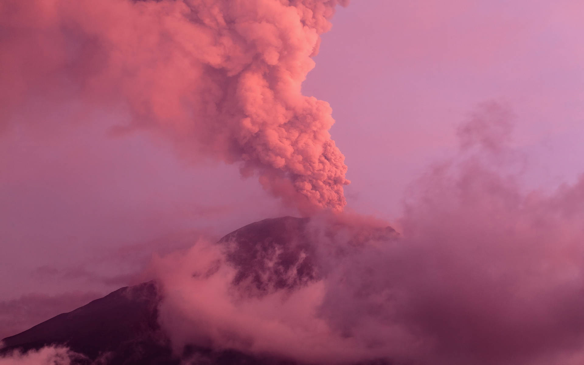 Ecuador Tungurahua Volcano Background