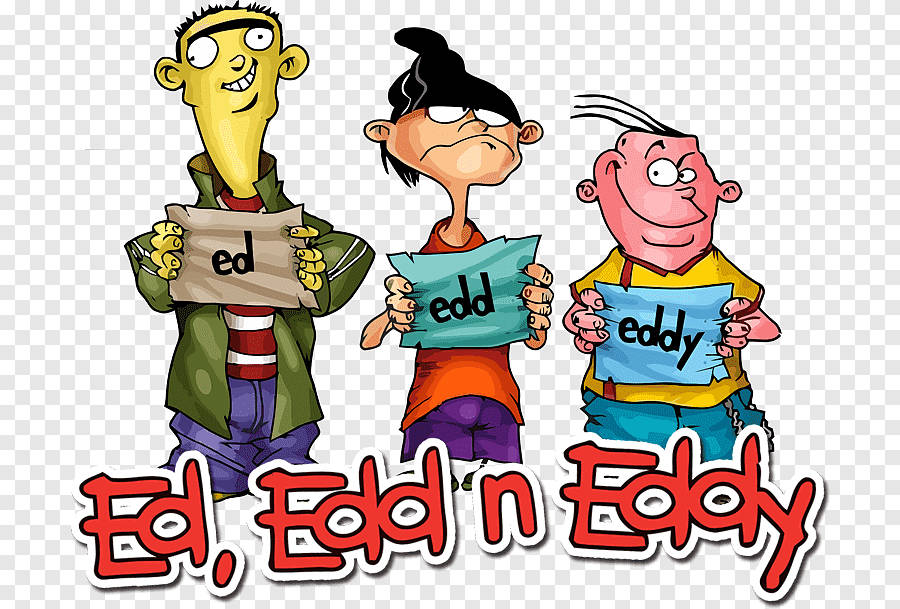 Ed Edd Eddy Name Tags Background