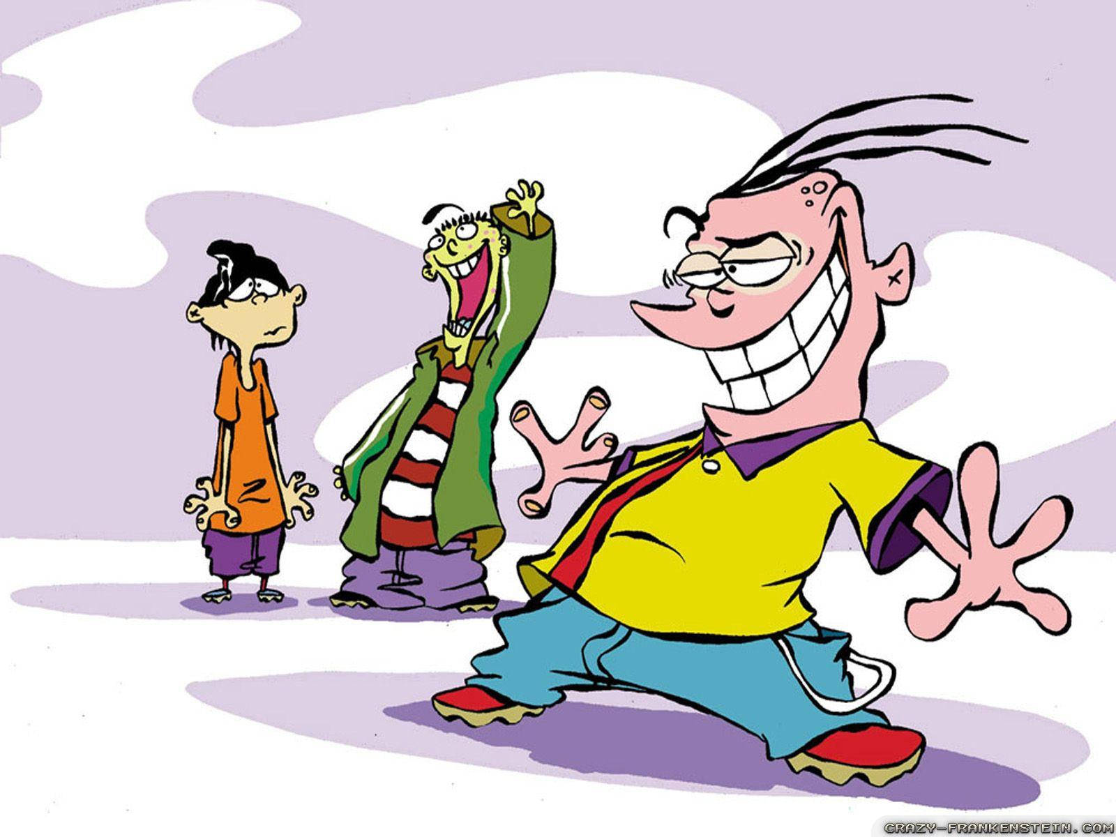 Ed Edd Eddy Purple Background Background