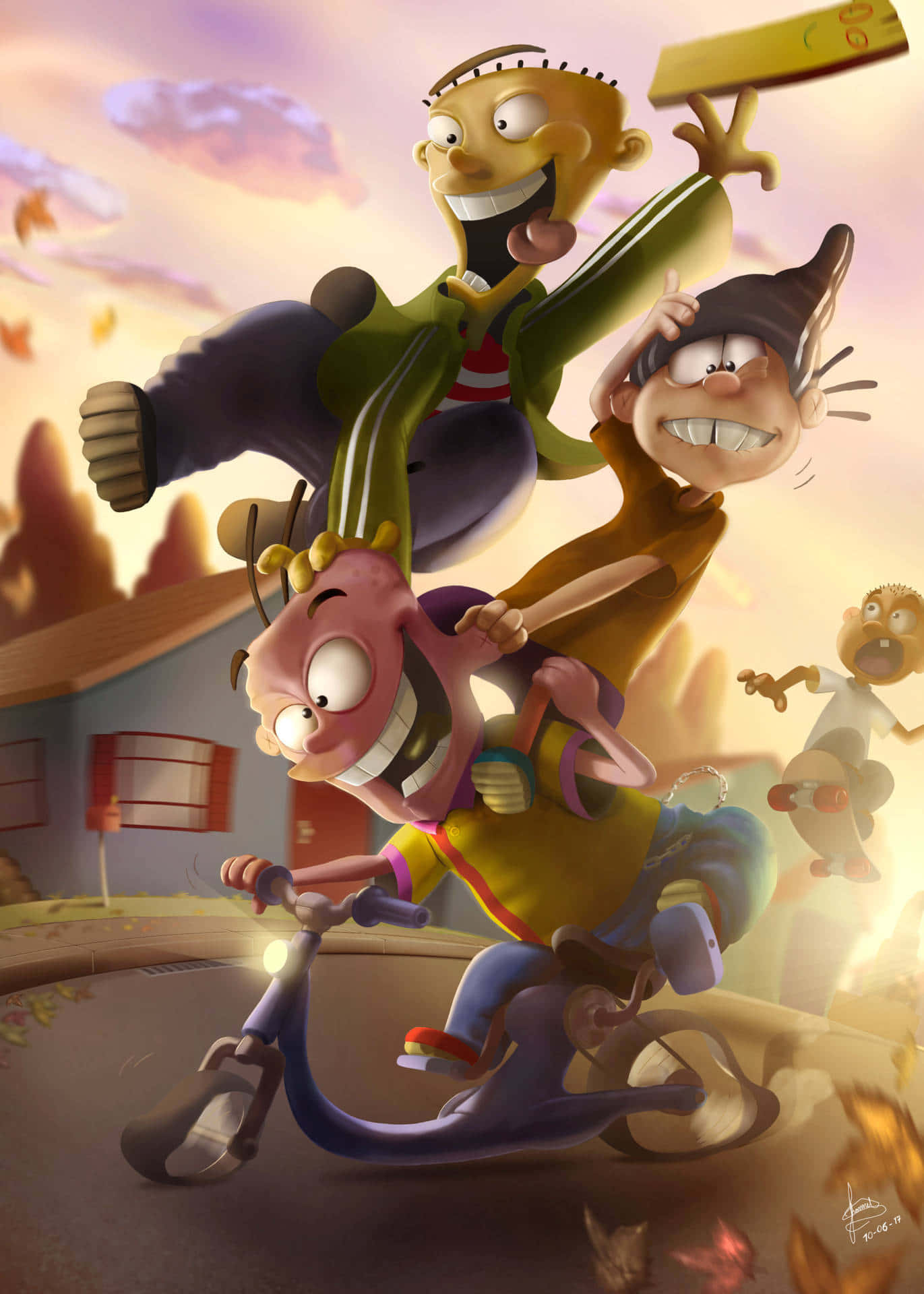 Ed, Edd N Eddy 3d Version Background