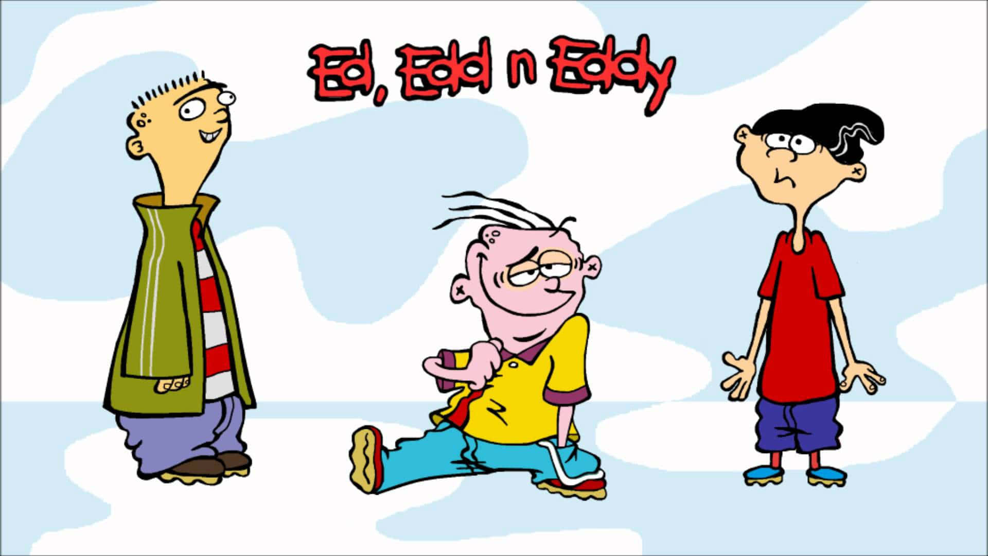Ed, Edd N Eddy Goofy And Cheeky Faces Background