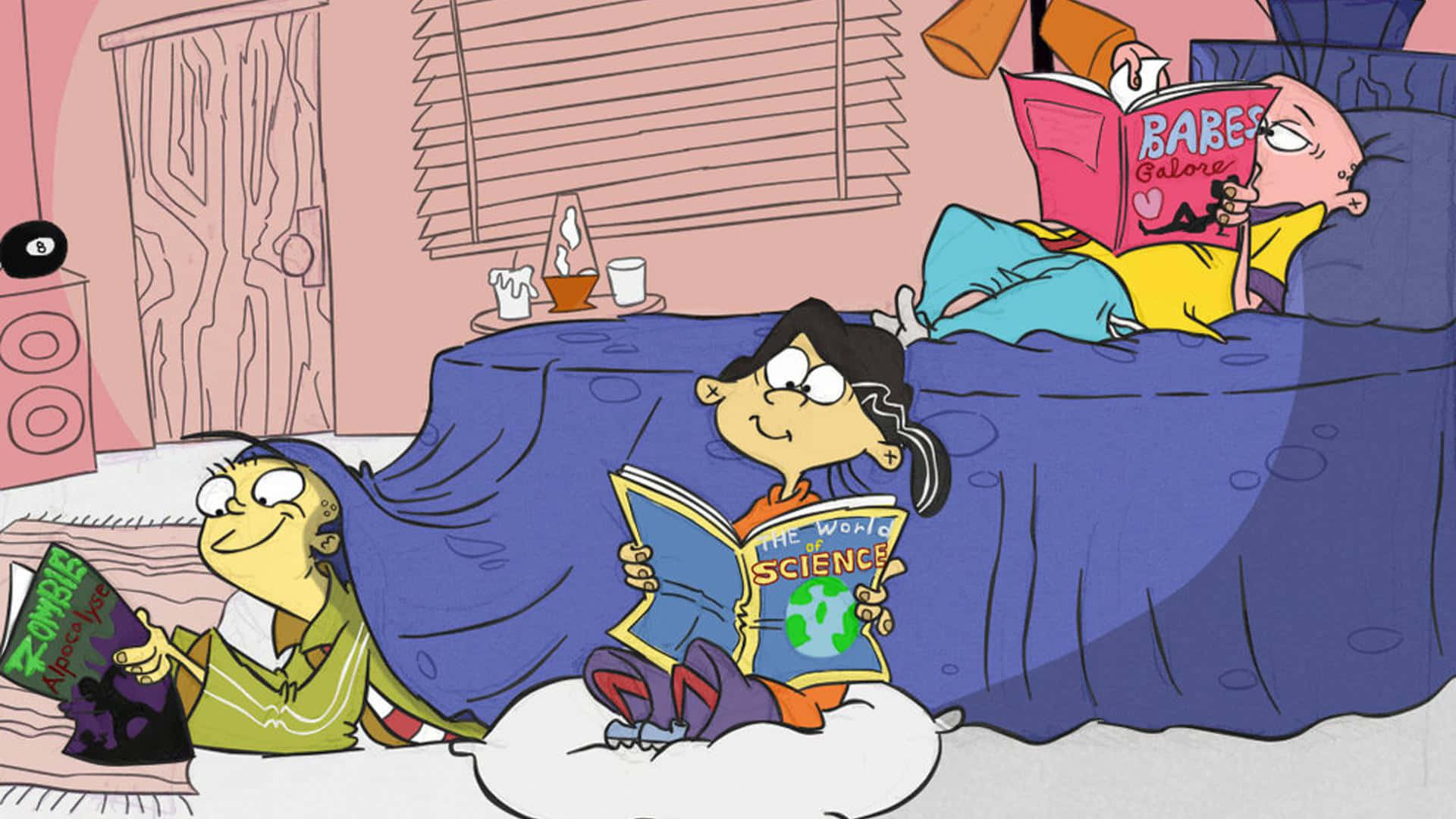 Ed, Edd N Eddy Reading Background