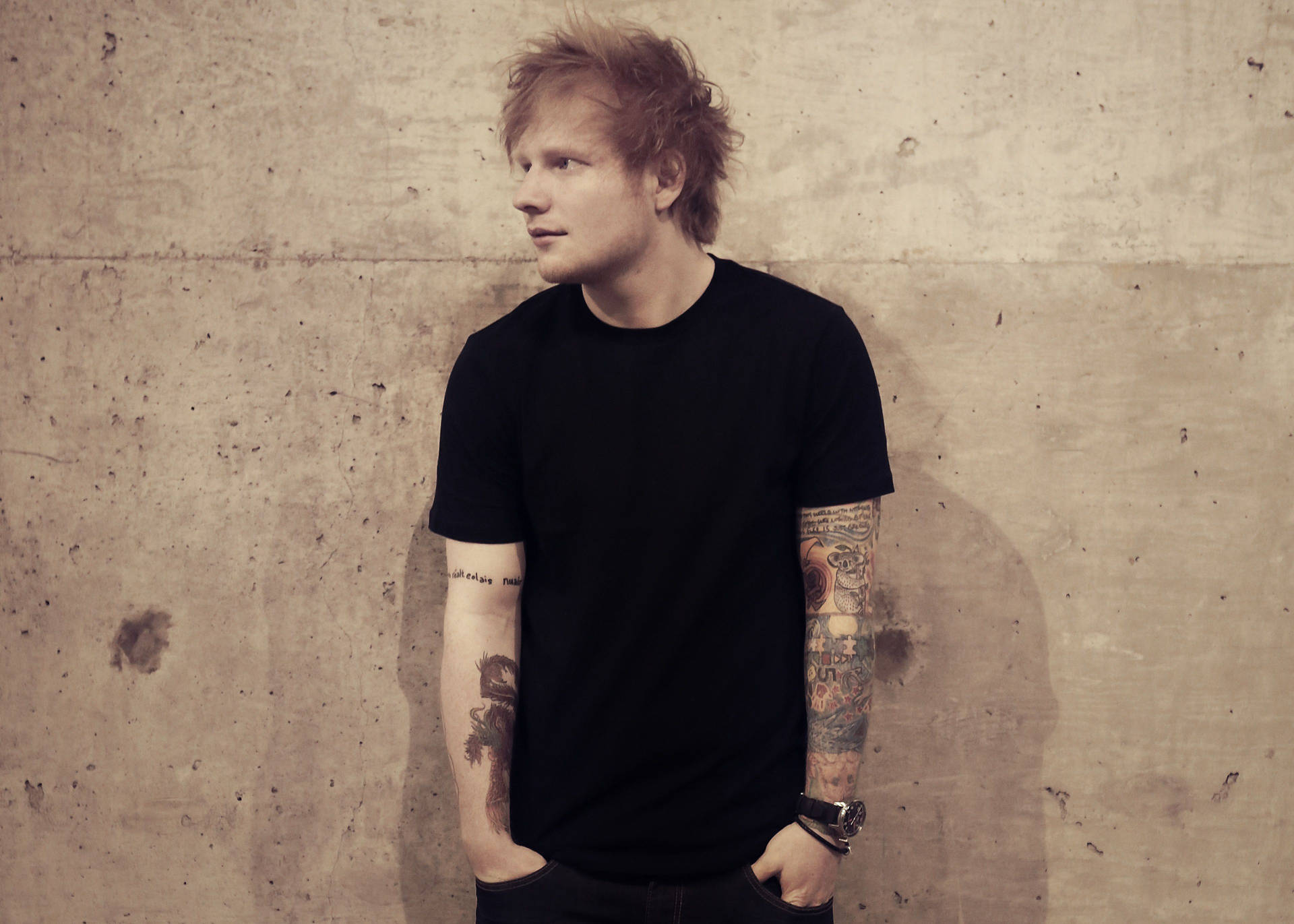 Ed Sheeran Is Ready For His Fans. Background