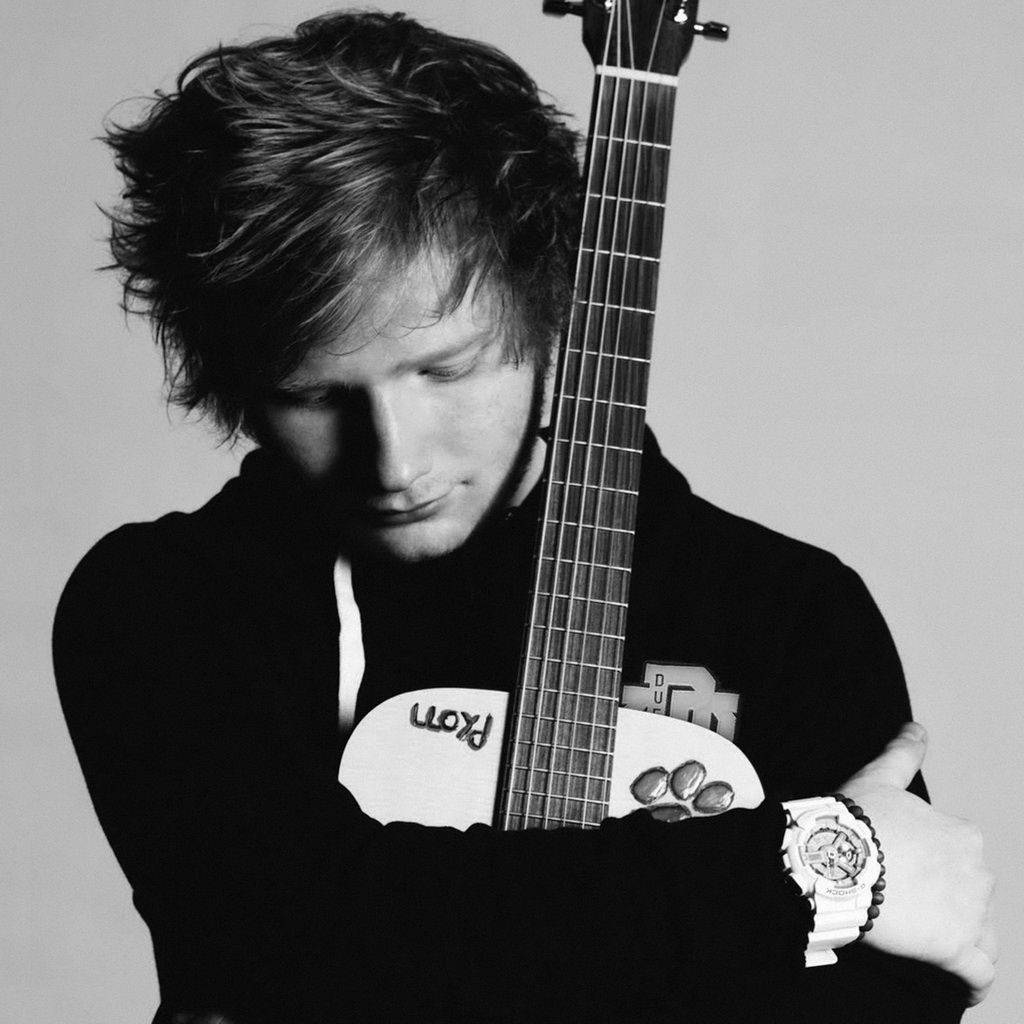 Ed Sheeran With Guitar Background