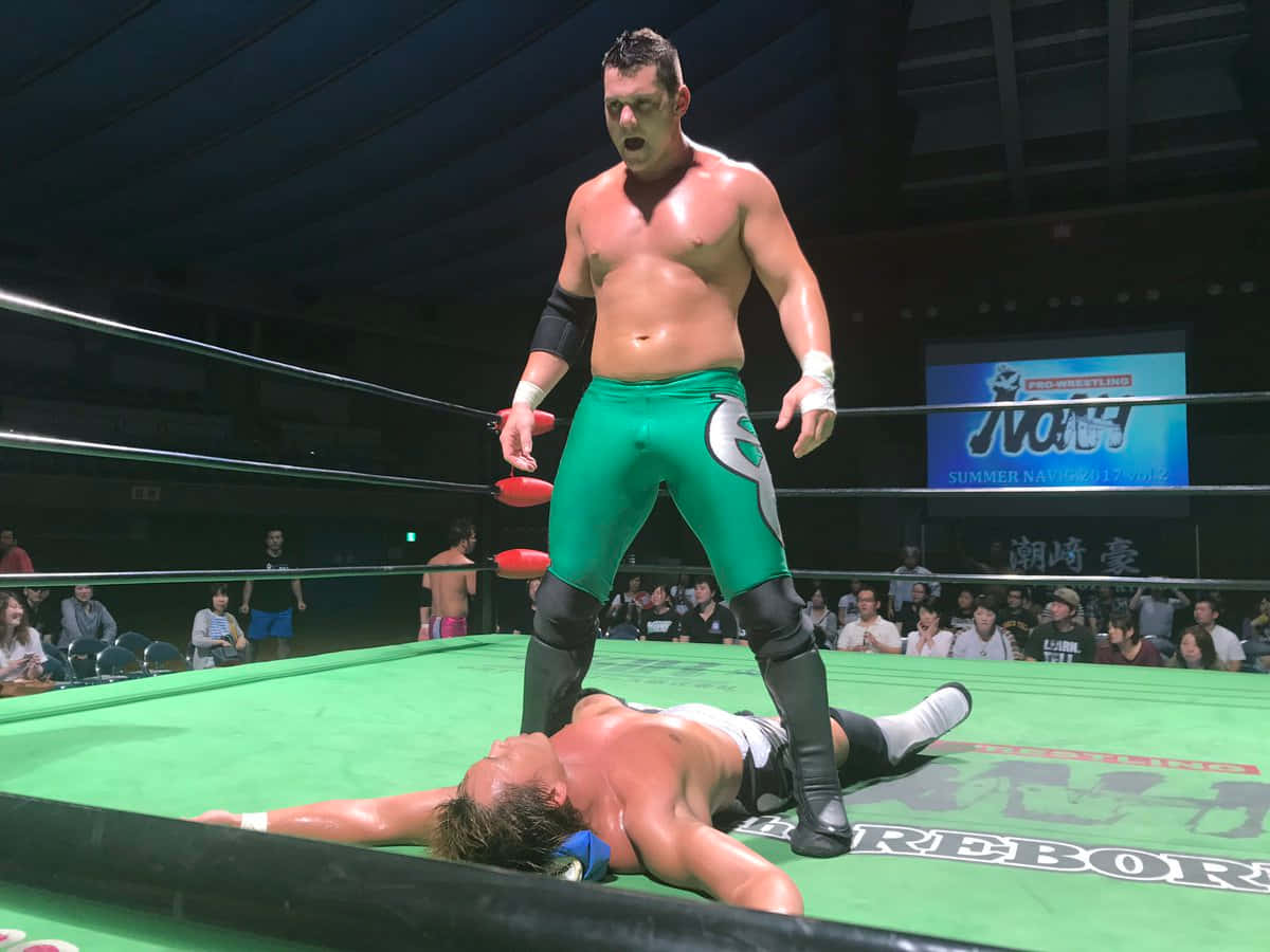 Eddie Edwards In Pro Wrestling Ring Background