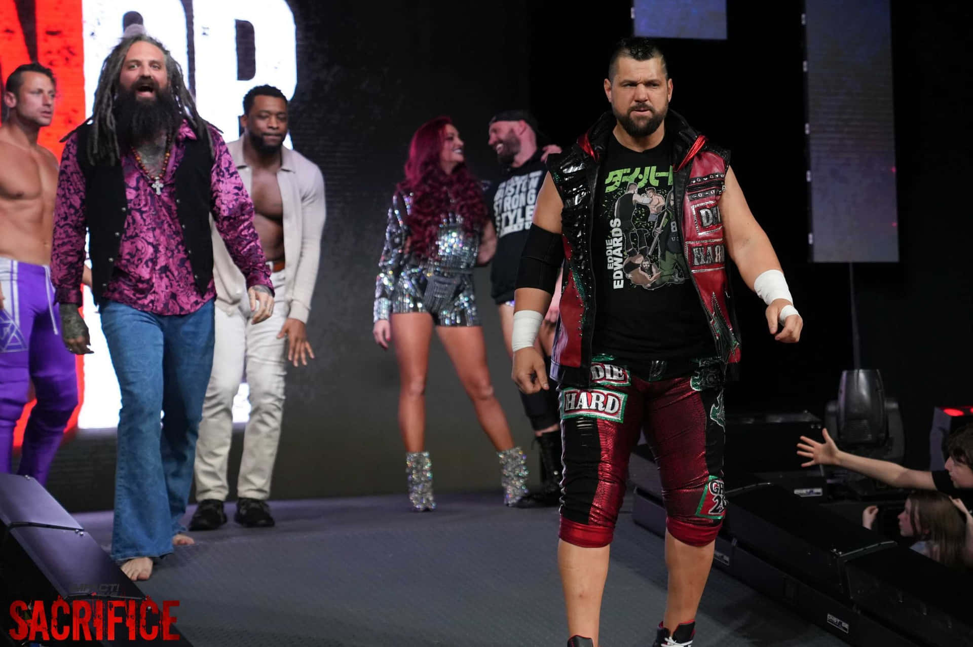 Eddie Edwards Sacrifice Impact Event Background