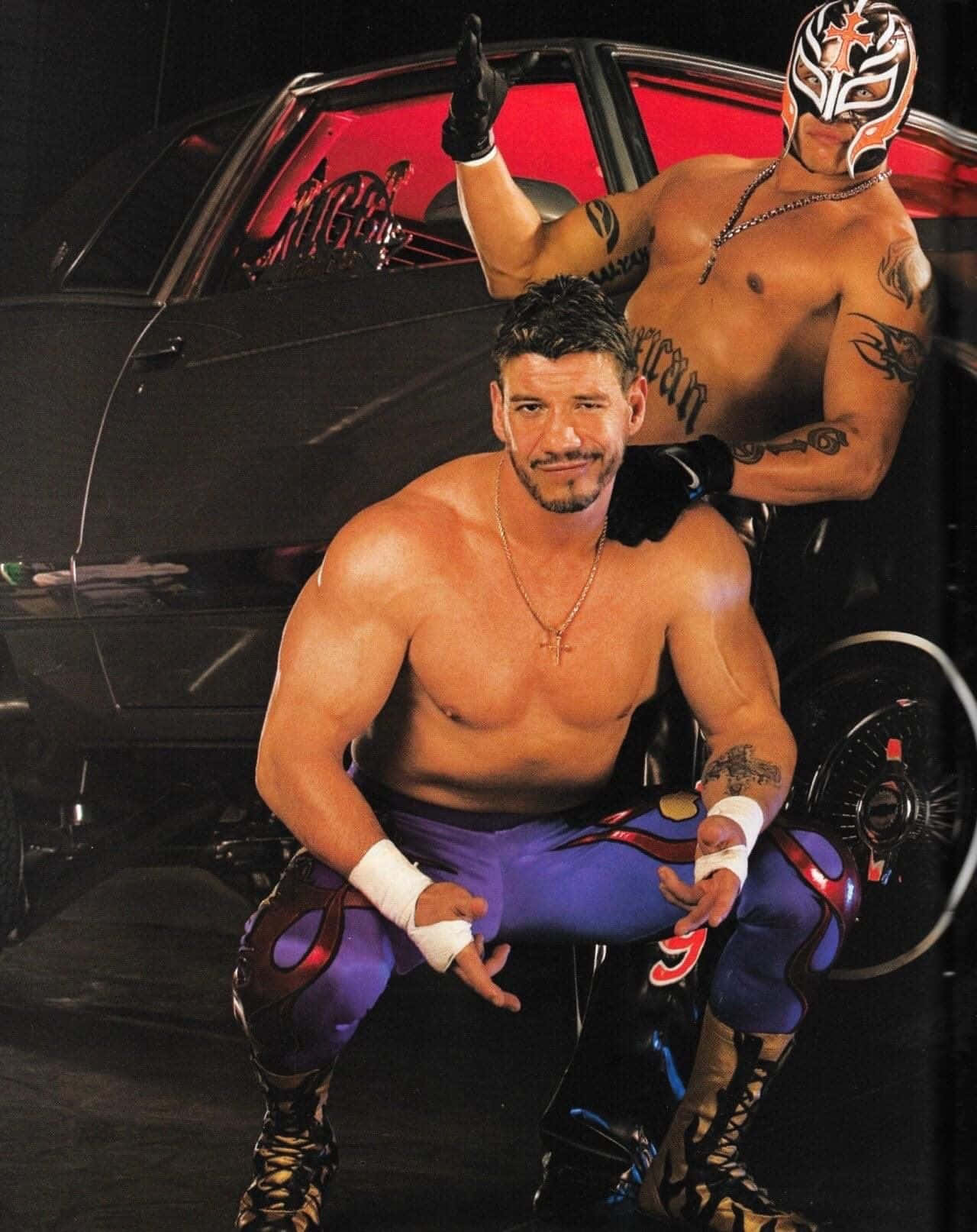 Eddie Guerrero And Rey Mysterio Poster Background