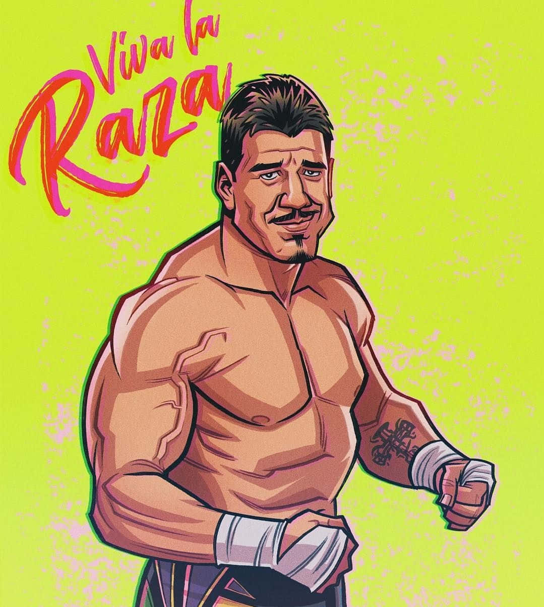 Eddie Guerrero Fanart Drawing Viva La Raza