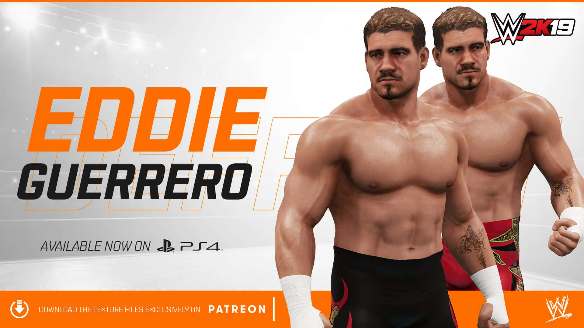 Eddie Guerrero In Wwe 2k19 Video Game Background