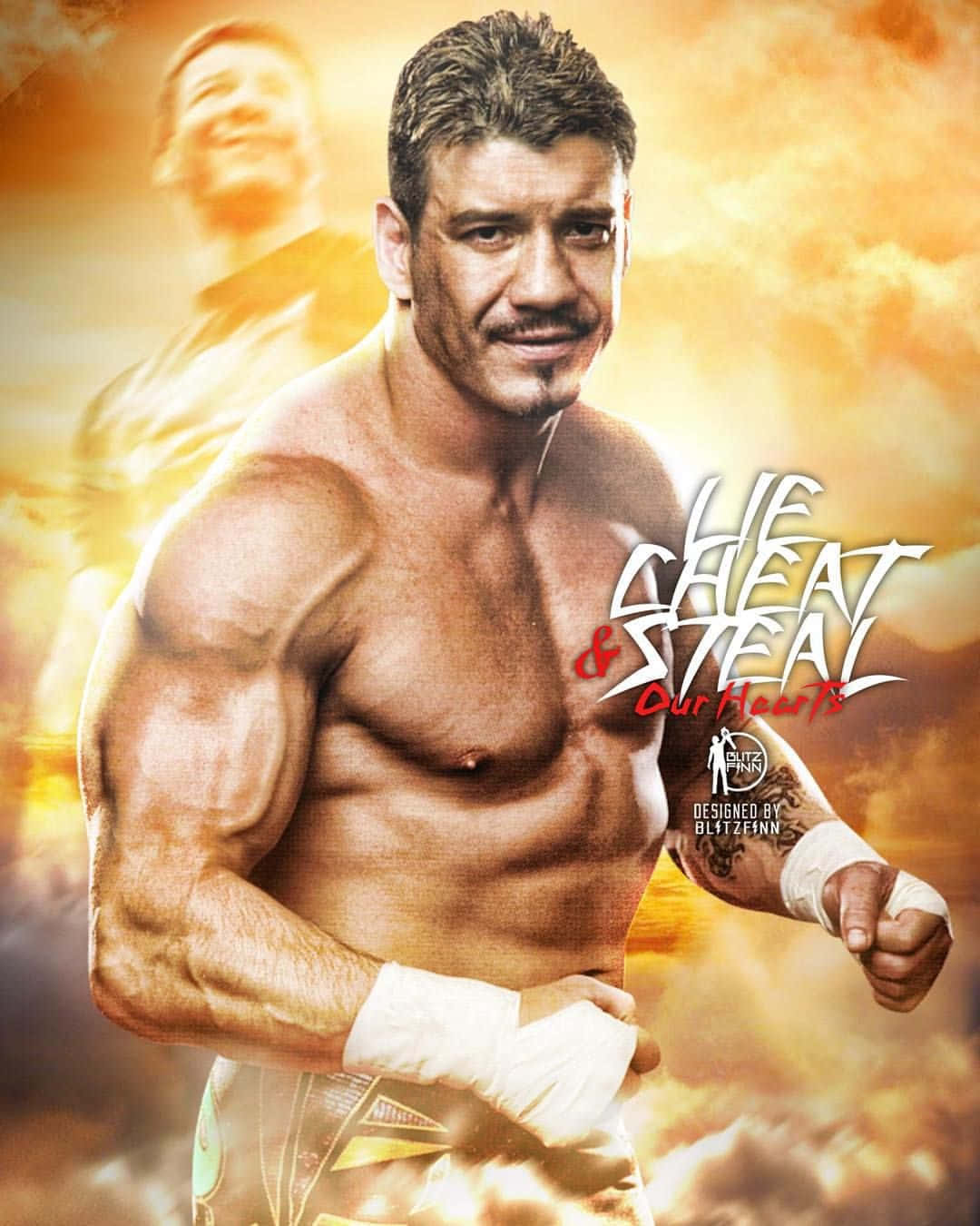 Eddie Guerrero Lie Cheat Steal Graphic Art