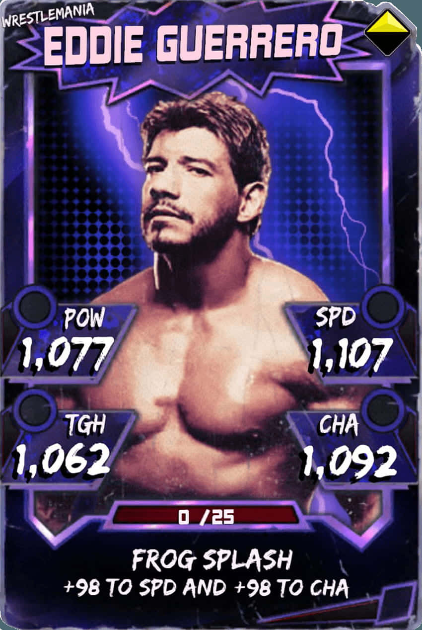 Eddie Guerrero Wrestle Mania Card Background