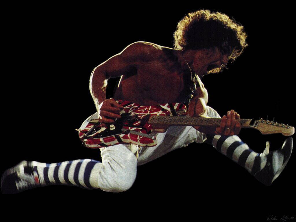 Eddie Van Halen Air Jump