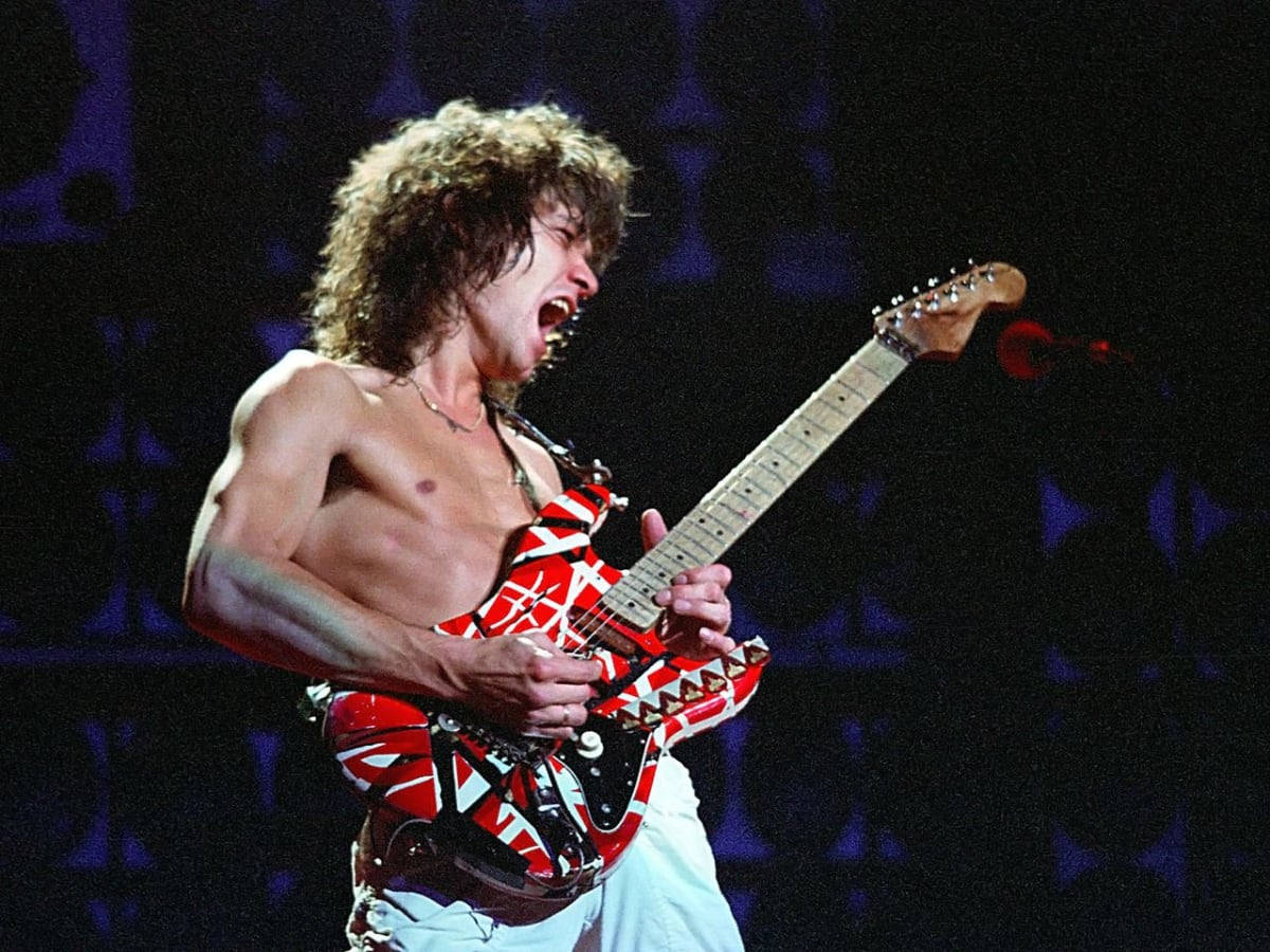 Eddie Van Halen Frankenstrat Guitar Background