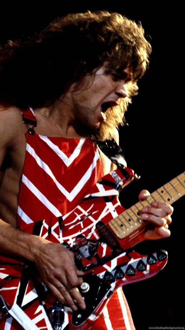 Eddie Van Halen Matching Outfit Background