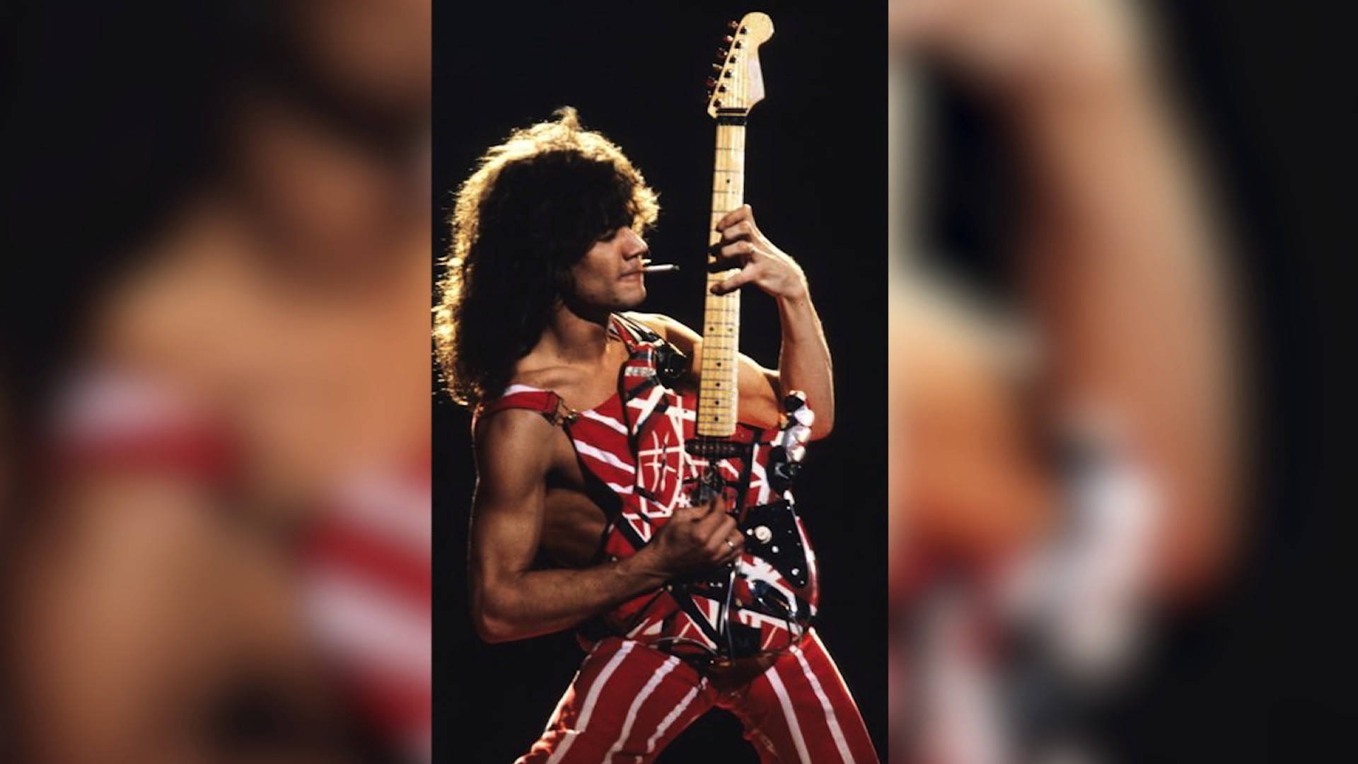 Eddie Van Halen Rock Band Guitar Background