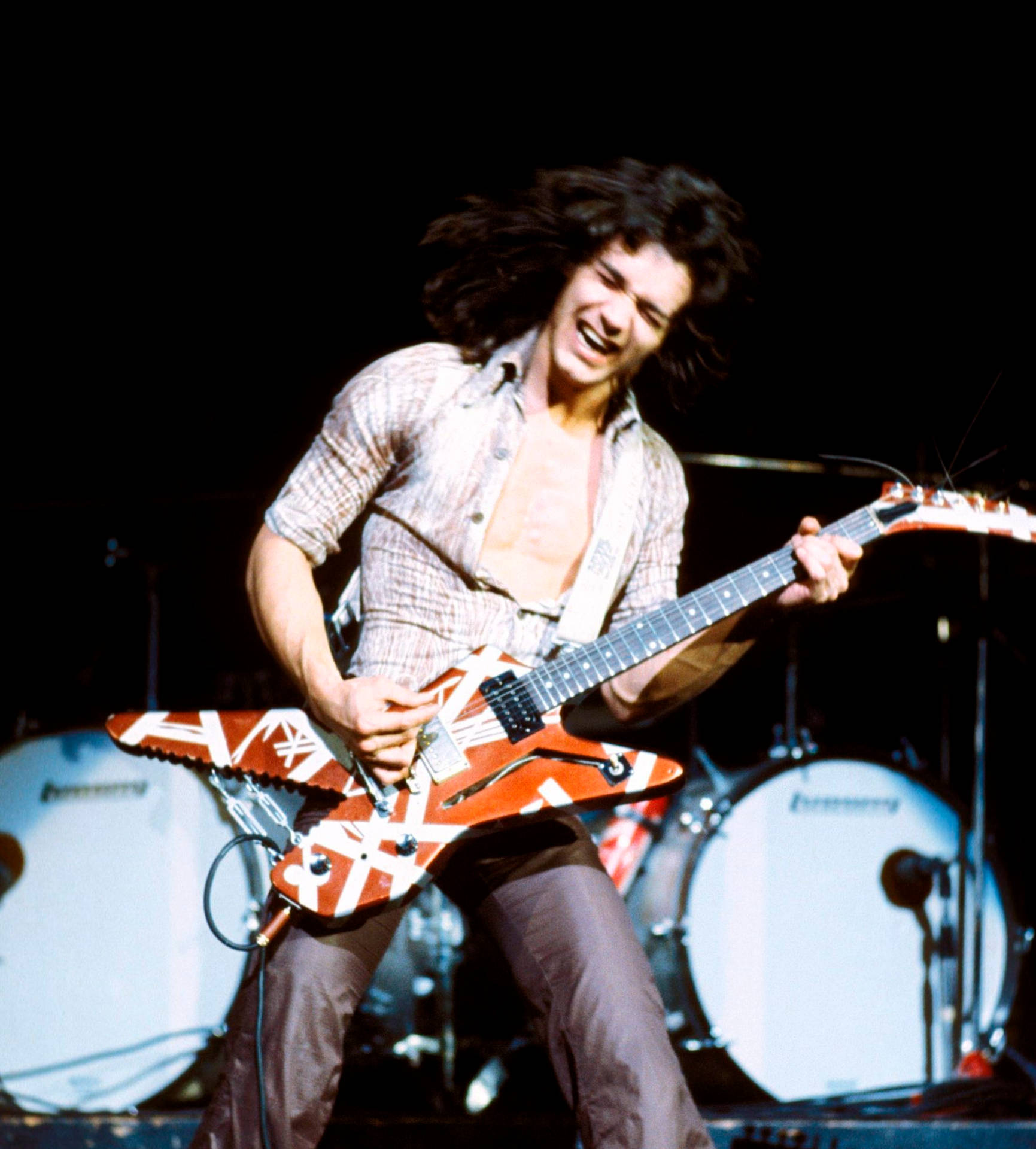 Eddie Van Halen Rock Music Background