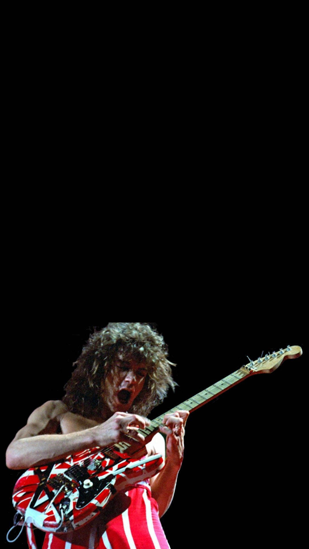 Eddie Van Halen Rock Music Frankenstrat Background